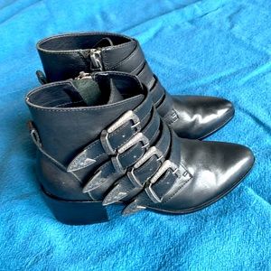 Steve Madden Western Buckle Booties